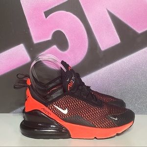 Nike Air Max 270 Red Black kids 13c Shoes